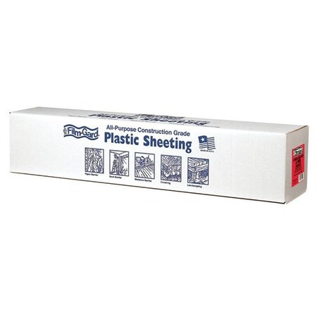 Berry Plastics Berry Plastics 53489 6 mil x 6 x 100 ft. Plastic Sheeting - Black 53489